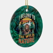 Ich gehöre zum wilden Löwen Keramik Ornament (Rechts)