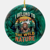Ich gehöre zum wilden Löwen Keramik Ornament (Hinten)