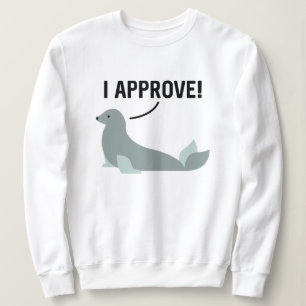 Ich genehmige sweatshirt