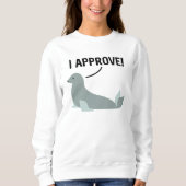 Ich genehmige sweatshirt (Vorderseite)