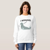 Ich genehmige sweatshirt (Vorne ganz)