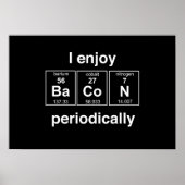 Ich genieße Bacon regelmäßig Poster (Vorne)