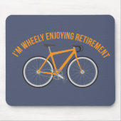 Ich genieße das Ruhestand, sonniges Fahrrad Mousepad (Vorne)