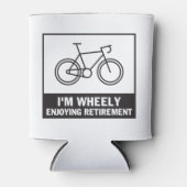 Ich genieße die Pension Funny Bicycle Bike Dosenkühler (Vorderseite)