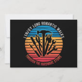 Ich genieße lange romantische Spaziergänge durch d Einladung (Vorderseite)