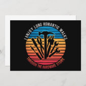 Ich genieße lange romantische Spaziergänge durch d Einladung (Vorne/Hinten)