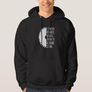 Ich genieße lange romantische Spaziergänge durch d Hoodie