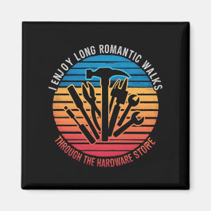 Ich genieße lange romantische Spaziergänge durch d Magnet