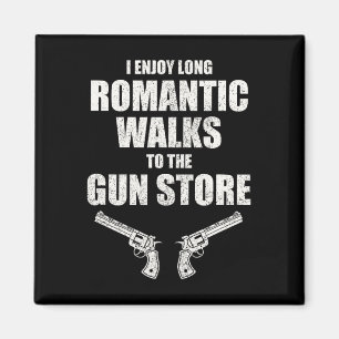 Ich genieße lange romantische Spaziergänge zum Gun Magnet