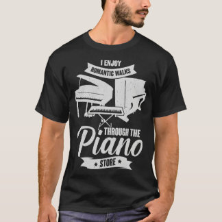 Ich genieße romantische Spaziergänge durch den Kla T-Shirt