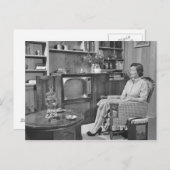 Ich genieße ruhige Abende Postkarte (Vorne/Hinten)