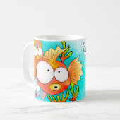 Ich genieße Zeit an der Tasse am Strand (Vorderseite Links)