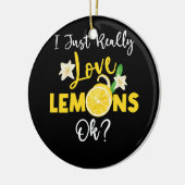 Ich gerade wirklich Liebe Lemons Ok Lemonade Drink Keramik Ornament (Links)