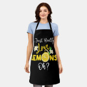 Ich gerade wirklich Liebe Lemons Ok Lemonade Drink Schürze (Getragen)