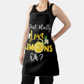 Ich gerade wirklich Liebe Lemons Ok Lemonade Drink Schürze (InSitu)