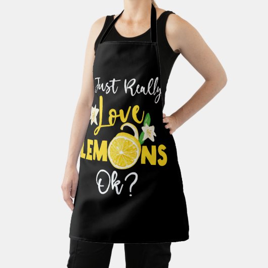 Ich gerade wirklich Liebe Lemons Ok Lemonade Drink Schürze (InSitu)