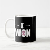 Ich gewann den Weltkrebstag 1 Kaffeetasse (Links)