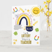 Ich gewann die Lotterie mit dir als mein Lehrer Ir Karte (Gelbe Blume)