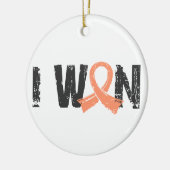 Ich gewann uterinen Krebs Keramikornament (Links)