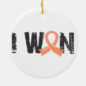 Ich gewann uterinen Krebs Keramikornament (Hinten)