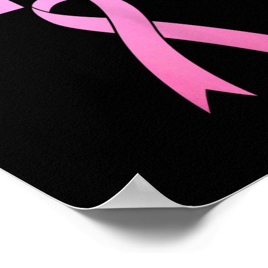 Ich gewinne Brustkrebs Überleben Bewusstsein Monat Poster (Ecke)