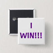 ICH GEWINNE!!! BUTTON (Vorne & Hinten)