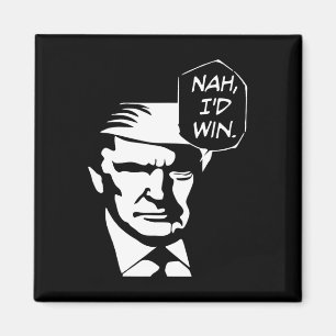 Ich gewinne Funny Trump 2024 als republikanische U Magnet