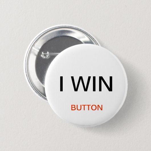 Ich gewinne Knopf Button (Vorne & Hinten)