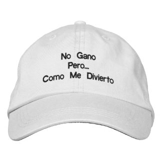 Ich gewinne nicht, Aber, Da ich mich unterhalte Bestickte Baseballkappe