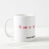 Ich gewinne oder verliere allein Ausdrücke Kaffeetasse (Links)