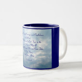 Ich gewinne Stärke, Mut und Confidenc… Zweifarbige Tasse (VorderseiteRechts)