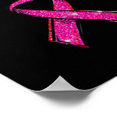 Ich gewinne Überlebende Brustkrebs Bewusstsein ros Poster (Ecke)