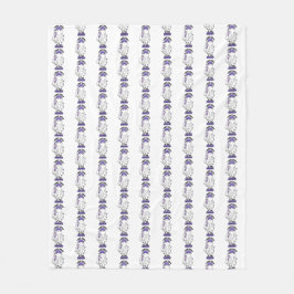 Ich ghost Menschen das ganze Jahr rund um Funny Gh Fleecedecke