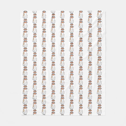 Ich ghost Menschen das ganze Jahr rund um Funny Gh Fleecedecke (Vorderseite)