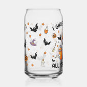 Ich Ghost People Runde Halloween-Geist Dosenglas (Vorderseite)