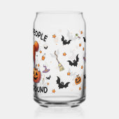 Ich Ghost People Runde Halloween-Geist Dosenglas (Rückseite)