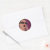 ICH GIBT PFLEGESTICKER RUNDER AUFKLEBER (Umschlag)