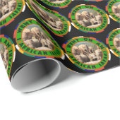 Ich ging auf Safari Elephant Swim Geschenkpapier (Rolleneckpunkt)