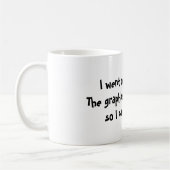 Ich ging Außenseite, sobald die Grafiken Kaffeetasse (Links)