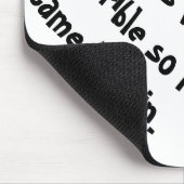 Ich ging Außenseite, sobald die Grafiken Mousepad (Ecke)