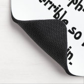 Ich ging Außenseite, sobald die Grafiken Mousepad (Ecke)