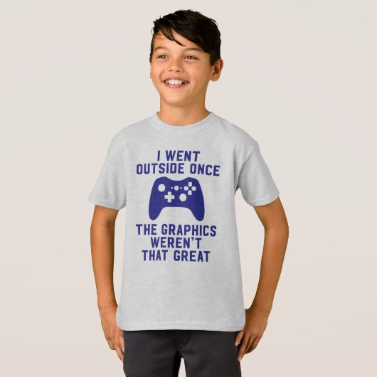 Ich ging Außenseite, sobald die Grafiken nicht T-Shirt (Vorne ganz)