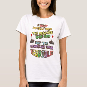 Ich ging Außenseiten-einmal Damen-T-Shirt T-Shirt