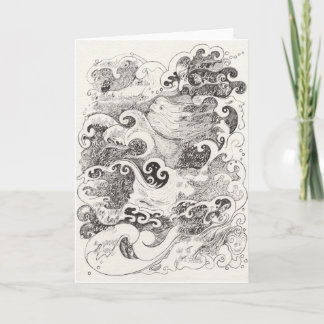 "Ich ging, durch das Meerruhig zu sitzen" Karte