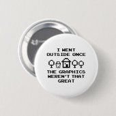 Ich ging einmal draußen button (Vorne & Hinten)