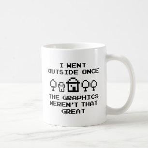 Ich ging einmal draußen kaffeetasse