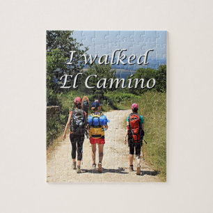 Ich ging EL Camino, Spanien (Titel) Puzzle