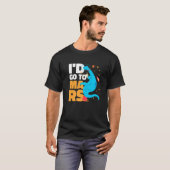 Ich ging mit einem Dinosaurier in Mars T-Shirt (Vorne ganz)