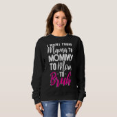 Ich ging von Mama über Mami bis Mama zu Brühmütter Sweatshirt (Vorne ganz)