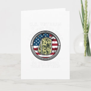 Ich ging zu Fuß Militärruhestand Karte